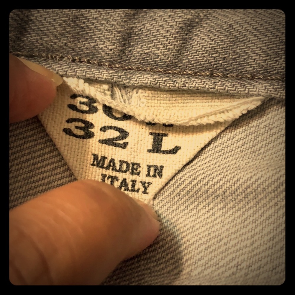 Jeans faded Gilded Age gray